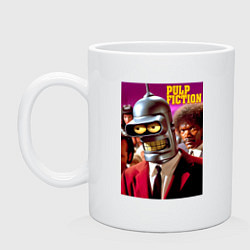 Кружка керамическая Marcellas Bender-Wallace - Pulp Fiction, цвет: белый