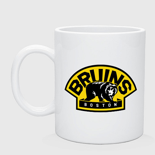 Кружка HC Boston Bruins Label / Белый – фото 1