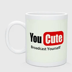 Кружка Youcute broadcast yourself