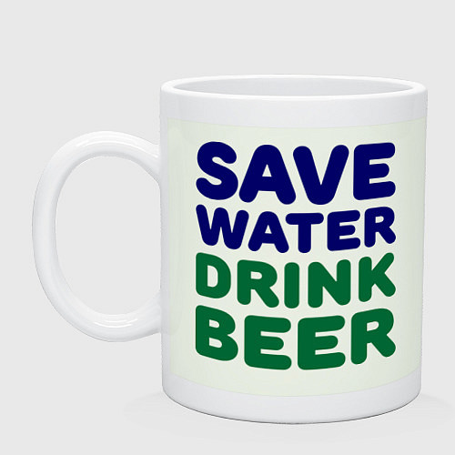 Кружка Save water / Фосфор – фото 1