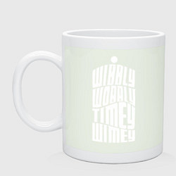 Кружка керамическая Talk Whovian To Me, цвет: фосфор