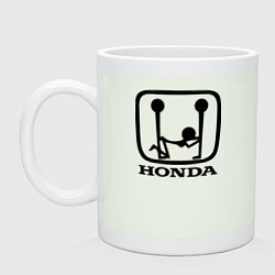 Кружка керамическая Honda Logo Sexy, цвет: фосфор