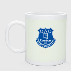 Кружка керамическая Эвертон logo - nil satis nisi optimum, цвет: фосфор