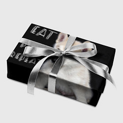 Бумага для упаковки Sleep Eat Play Repeat Хаски щенок, цвет: 3D-принт — фото 2