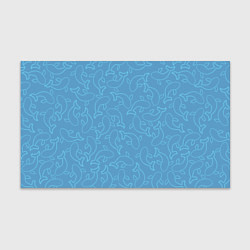 Бумага для упаковки Рыбки на голубом, цвет: 3D-принт