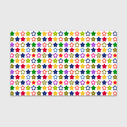 Бумага для упаковки Разноцветные звездочки, цвет: 3D-принт