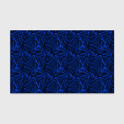 Бумага для упаковки Черно-синий геометрический, цвет: 3D-принт
