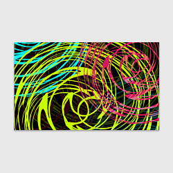 Бумага для упаковки Разноцветные спирали, цвет: 3D-принт