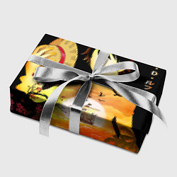 Бумага для упаковки Силуэт Луффи One piece, цвет: 3D-принт — фото 2