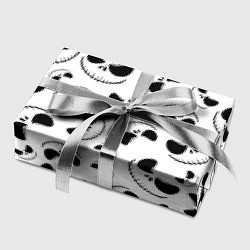 Бумага для упаковки Джек Скеллингтон паттерн лицо, цвет: 3D-принт — фото 2