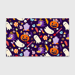 Бумага для упаковки HALLOWEEN BTS BT21 PATTERN БТ21 БТС ХЕЛЛОУИН, цвет: 3D-принт