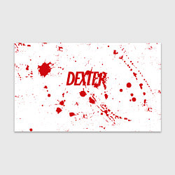 Бумага для упаковки Dexter logo Декстер брызги крови, цвет: 3D-принт