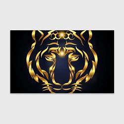 Бумага для упаковки Золотой символ года Тигр, цвет: 3D-принт