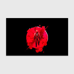 Бумага для упаковки Космонавт на кровавой луне, цвет: 3D-принт