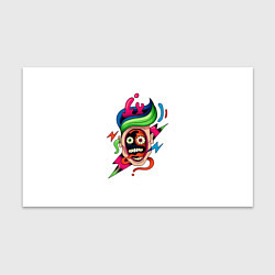 Бумага для упаковки Комичное Лицо - Абстрактные Фигуры Модерн, цвет: 3D-принт