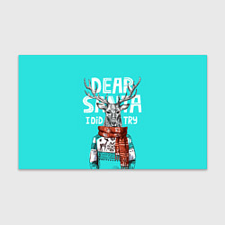 Бумага для упаковки Олень в свитере с оленями, цвет: 3D-принт