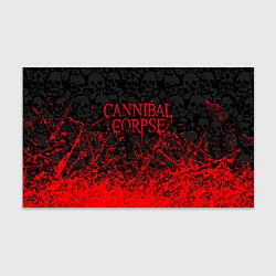 Бумага для упаковки CANNIBAL CORPSE, БРЫЗГИ КРАСОК ЧЕРЕПА, цвет: 3D-принт