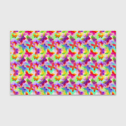 Бумага для упаковки Разноцветные Бабочки Color, цвет: 3D-принт