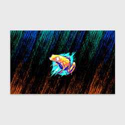 Бумага для упаковки Жаба цветная абстрактная, цвет: 3D-принт