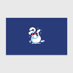 Бумага для упаковки Dab Snowman in a scarf, цвет: 3D-принт