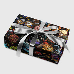 Бумага для упаковки DOTA 2 ВСЕ ПЕРСОНАЖИ В ЦВЕТЕ, цвет: 3D-принт — фото 2