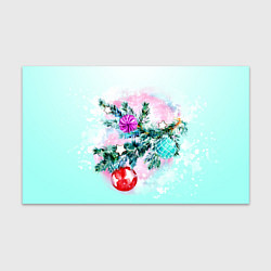 Бумага для упаковки Новогодние украшения Елочка, цвет: 3D-принт