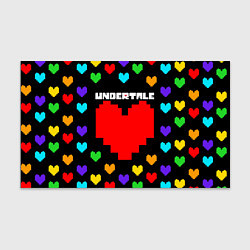 Бумага для упаковки UNDERTALE HEART COLOR HEROES, цвет: 3D-принт