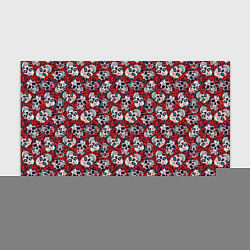 Бумага для упаковки Skulls & roses, цвет: 3D-принт