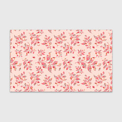 Бумага для упаковки Нежные цветы и листья, цвет: 3D-принт