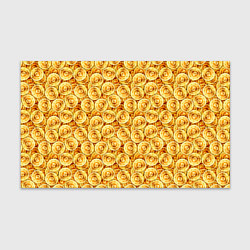Бумага для упаковки Золотые Биткоины, цвет: 3D-принт