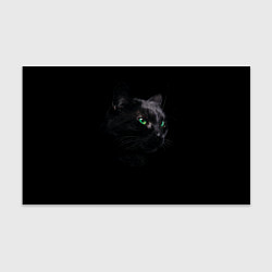 Бумага для упаковки Черна кошка с изумрудными глазами, цвет: 3D-принт