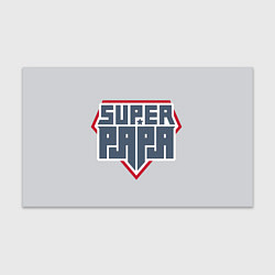 Бумага для упаковки Super papa!, цвет: 3D-принт