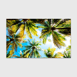 Бумага для упаковки Пальмы под солнцем, цвет: 3D-принт