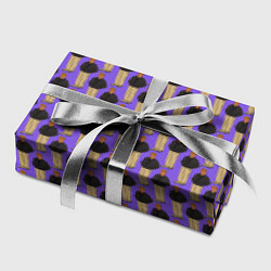 Бумага для упаковки Свидетель из Фрязино фиолетовый, цвет: 3D-принт — фото 2
