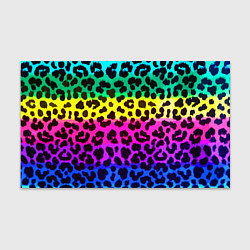 Бумага для упаковки Leopard Pattern Neon, цвет: 3D-принт