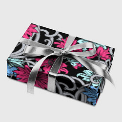 Бумага для упаковки Цветочный летний паттерн Fashion trend, цвет: 3D-принт — фото 2