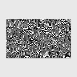 Бумага для упаковки Черно-белая психоделика, цвет: 3D-принт