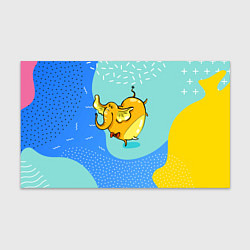 Бумага для упаковки Желтая слониха - балерина, цвет: 3D-принт