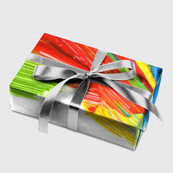 Бумага для упаковки Смелые мазки масляной краски, цвет: 3D-принт — фото 2