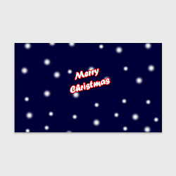 Бумага для упаковки Merry Christmas Неон, цвет: 3D-принт