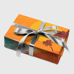 Бумага для упаковки Закат на побережье минимализм, цвет: 3D-принт — фото 2