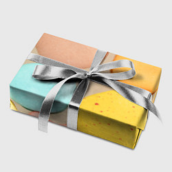 Бумага для упаковки Разноцветные пирожные Макарон, цвет: 3D-принт — фото 2
