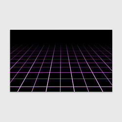 Бумага для упаковки Неоновая сетка - оптическая иллюзия, цвет: 3D-принт