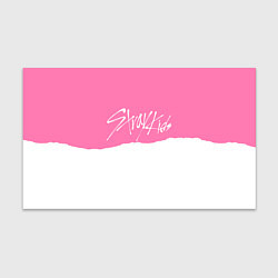 Бумага для упаковки Stray Kids pink and white, цвет: 3D-принт