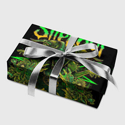 Бумага для упаковки Slipknot green satan, цвет: 3D-принт — фото 2