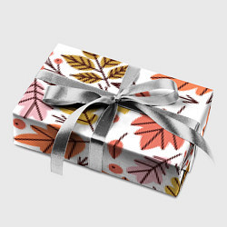 Бумага для упаковки Осенний паттерн - листья, цвет: 3D-принт — фото 2
