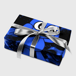 Бумага для упаковки Роблокс: Синий огонь, цвет: 3D-принт — фото 2