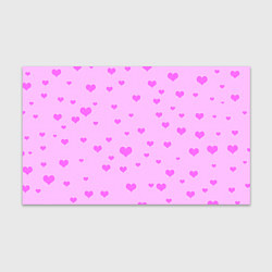 Бумага для упаковки Сердечки розовые абстракция, цвет: 3D-принт