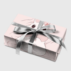 Бумага для упаковки Милый кролик на розовом, цвет: 3D-принт — фото 2