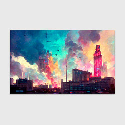 Бумага для упаковки Разъяренный город, цвет: 3D-принт